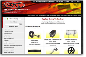 Applied Racing - Drag racing resource and components