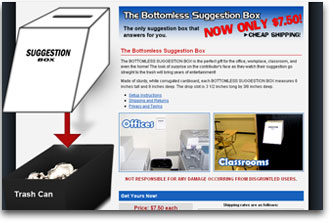 Bottomless Suggestion Box